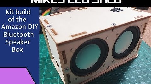 Kit build of the Amazon DIY Bluetooth Speaker Box