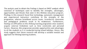 Coggle SWOT Analysis in Lifelong Learning Education Using Online Collaborative Mind Mapping  IJASS 2