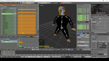How to make a Video Game in Unity Part 7 l Character Animation Tutorial In Blender