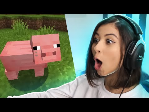 ENSINANDO MINHA NAMORADA A JOGAR MINECRAFT