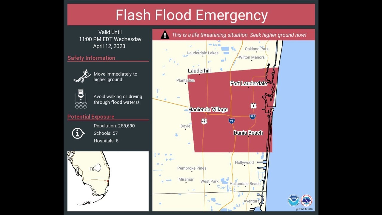 NOAA Weather Radio Station KHB34 During the Ft. Lauderdale Floods