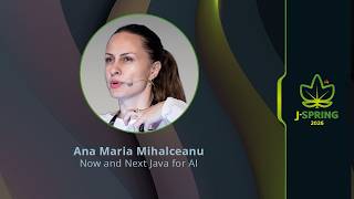 Ana Maria Mihalceanu - Now and Next Java for AI