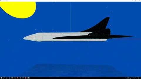 OPenGL - 3D Space Shuttle made with Spline Surfaces