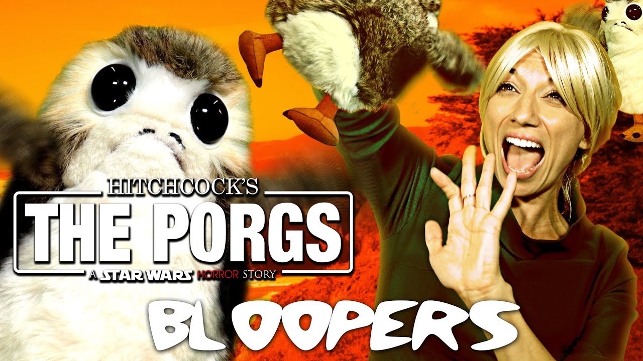 When PORGS Attack! BLOOPERS (Star Wars: The Last Jedi / Hitchcock's The Birds Parody)