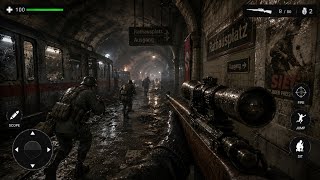 Sniper on Metro Gameplay World War Heroes WW2 (Android,IOS) screenshot 4