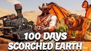 I Played 100 Days On Scorched Earth ARK: Survival Ascended... Here's What Happened!