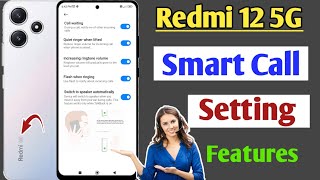 redmi 12 5g smart call setting / how to enable smart call redmi 12 5g / redmi 12 smart call feature screenshot 3