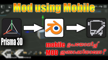 BUSSID MOD Making (part -3) - Export from prisma 3D(mobile 3D modeling software)