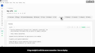 Built-in SSH Terminal — Work on Your VPS in the App screenshot 3