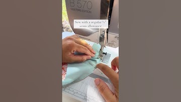 Sewing Curves the Easy Way! #sewinghacks #sewingtips #quilt