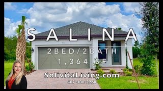 Salina Floorplan - Solivita Living - New Construction -  Approximately 1,364 Sq Ft