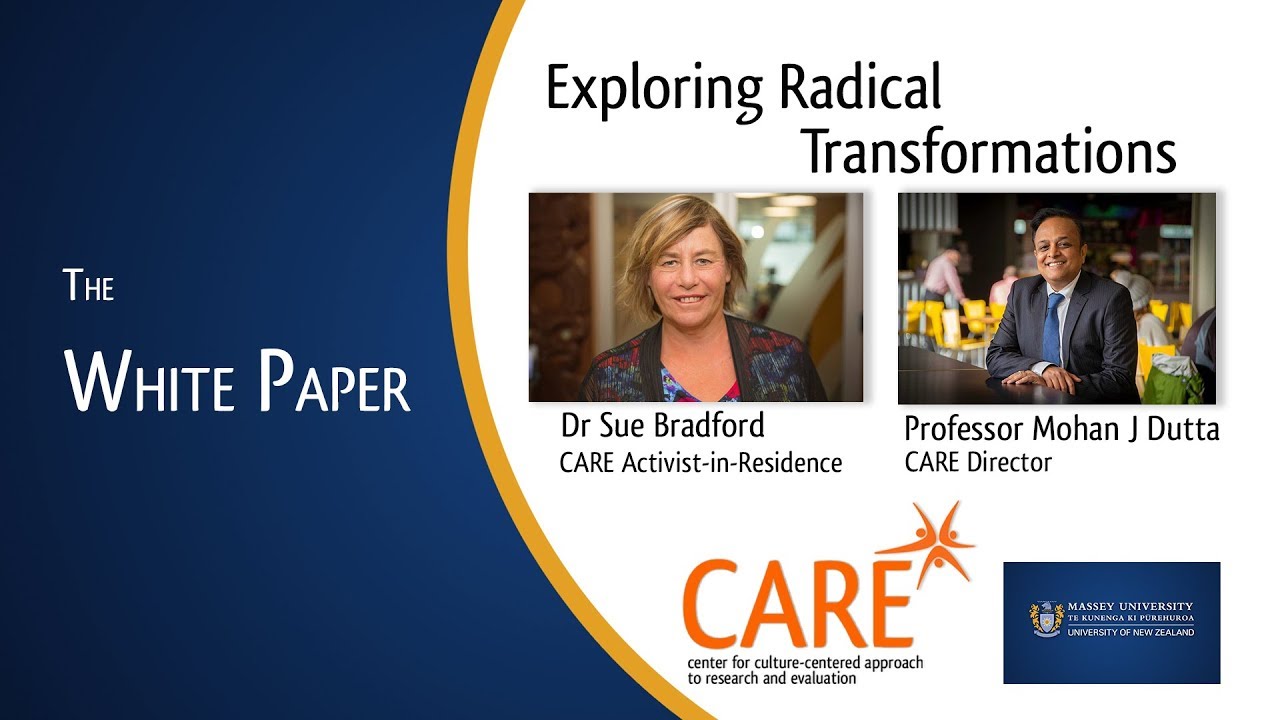 The White Paper with Dr Sue Bradford & Professor Mohan J Dutta