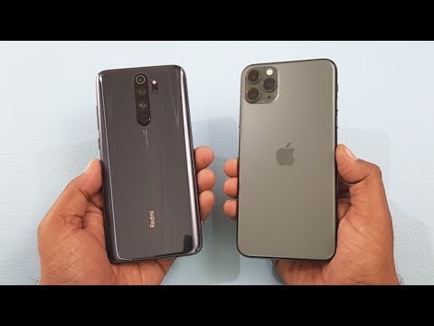 Redmi Note 8 Pro vs iPhone 11 Pro Max SPEED TEST