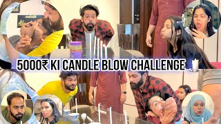 5000₹ Ka Dard-Nak Race 🤯 | Candle Blow Challenge 😩| Game With Friends | Fokats | Abresh & Zeeshan