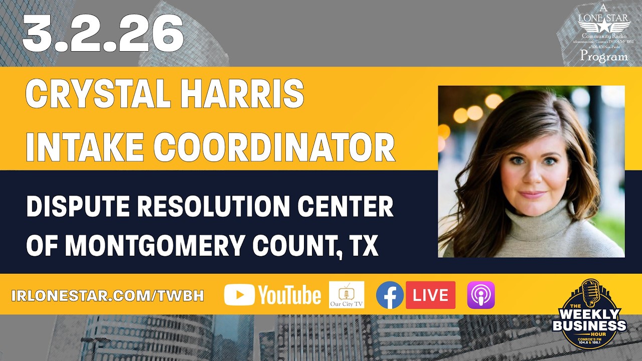 3.2.26 - Кристал Харрис - Еженедельная деловая программа на радио Lone Star Community Radio