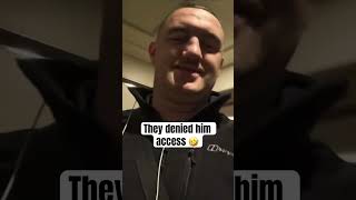 Mashtag Brady gets denied in the lounge 😂 #funny #british #mashtag #travel #clips