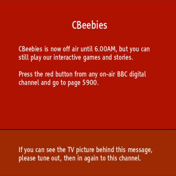 CBeebies on air from 6am message (2007-2012)