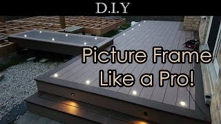 DIY Deck (Part 9): How to picture framing Azek deck boards and install fascia like a pro?