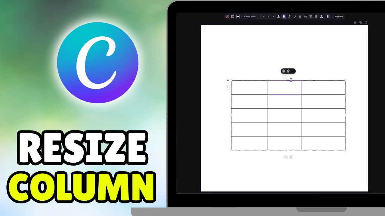 How To Customize Row Height In Canva Tables (2026) - Resize Column ...