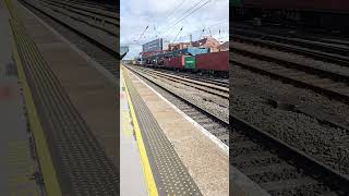 DB Cargo UK | Class 66 122 | Intermodal Freight Action 🛤️#Class66, #DBCargo, #Trains, and #Railfan👍🚂