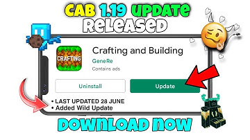Crafting and building 1.19 Official Update Release Download Now 🤩 | Crafting And Building Update