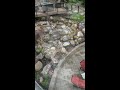 Poolside Waterfall Build Timelapse #shorts