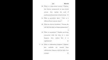 MCS - 219  June 2024 Question Paper