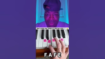 Thumbnail of four piano notes that will make you cry #collab #piano