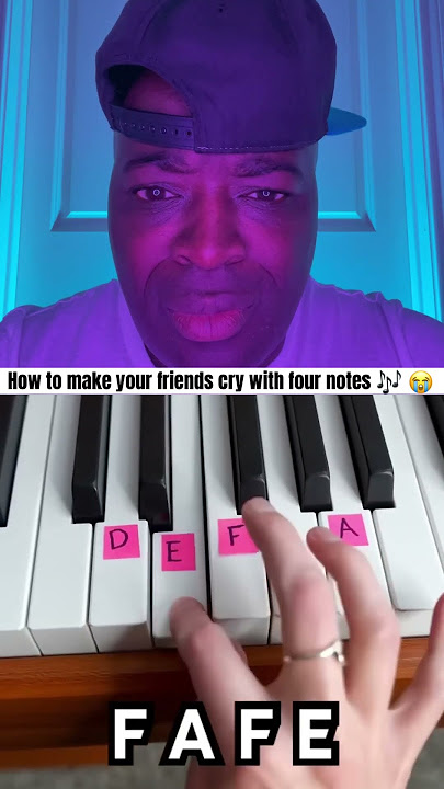 four piano notes that will make you cry #collab #piano