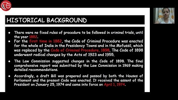 CHAPTER 1 INTRODUCTION TO Cr.P. C.