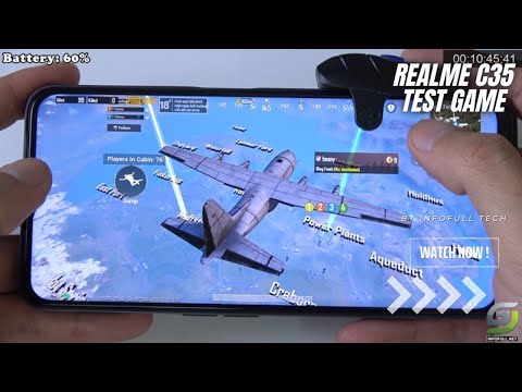 Realme C35 test game PUBG Mobile