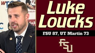 Luke Loucks Press Conference Fsu 87, Ut Martin 73 Fsu Basketball Warchant Tv