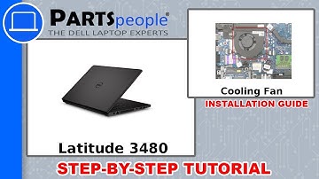 Dell Latitude 3480 (P79G001) Cooling Fan How-To Video Tutorial