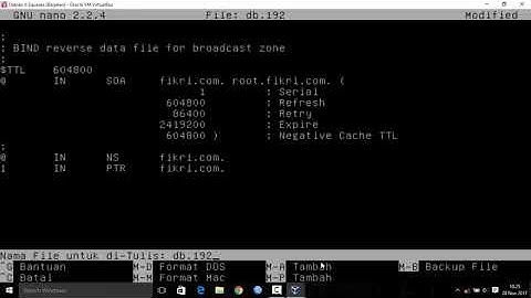 Tutorial Konfigurasi DNS Server Pada Debian 6