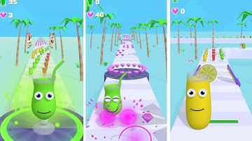 Juice Run in All Level Game Mobile Walkthrough New Trailer Update Gameplay iOS, Android FJODWYJJ