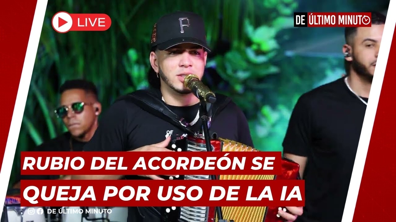 RUBIO DEL ACORDEÓN COMPLAINS ABOUT THE USE OF AI