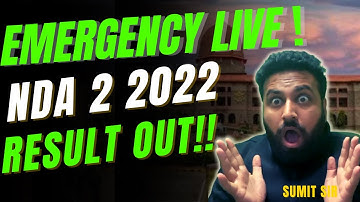 Emergency live!! NDA Final Result OUT😍 NDA 2 2022 Final Result | Maximum Selection From LWS Family