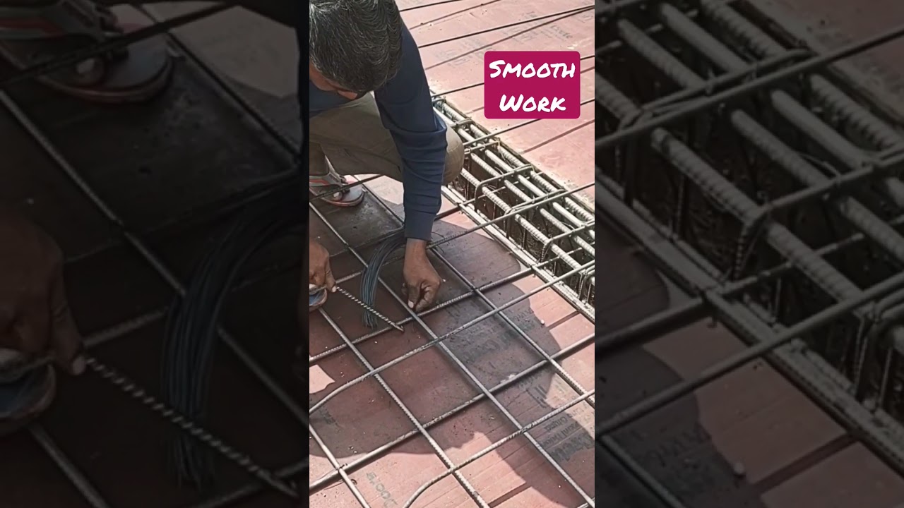 How to bind wire in iron bar??