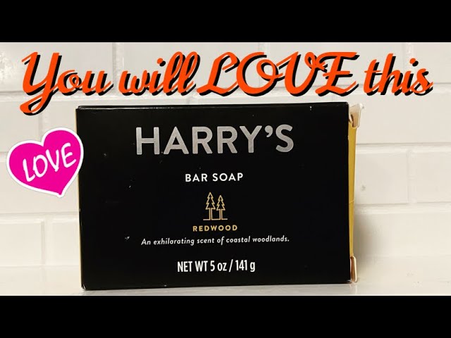 NEW Harry's Bar Soap Stone 5oz Mens Body Bar wash