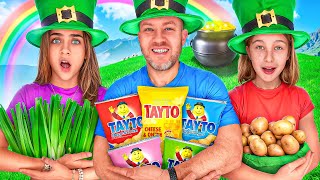 EATING only IRISH FOOD for St Patricks Day ☘️💚🇮🇪 Wealth