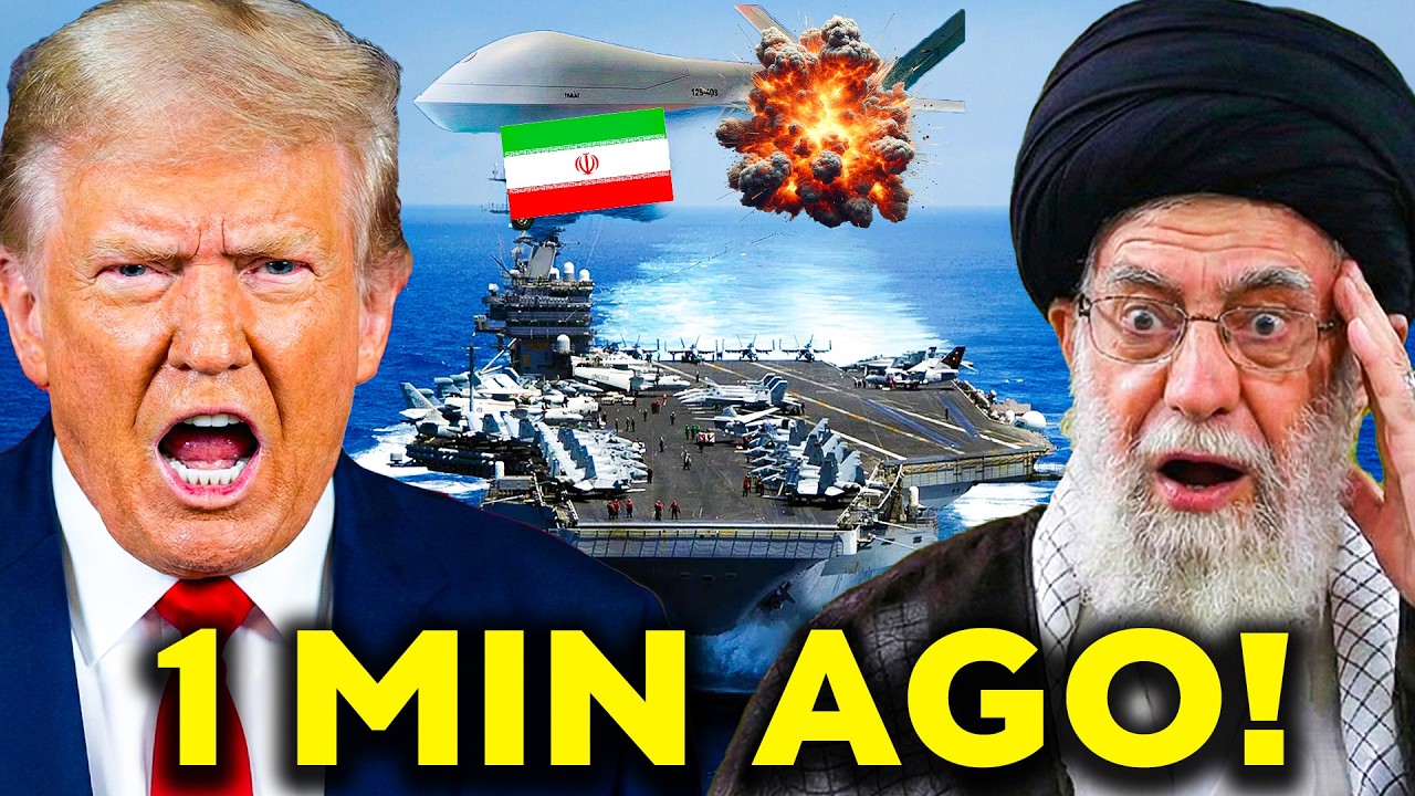 U.S. Warship LOCKS on IRAN’S Shahed Drone — Tension ESCALATES as New U.S Carrier Arrives.