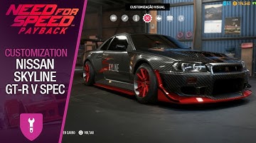 NFS Payback - Customization: Nissan Skyline GT-R V.Spec (1999)