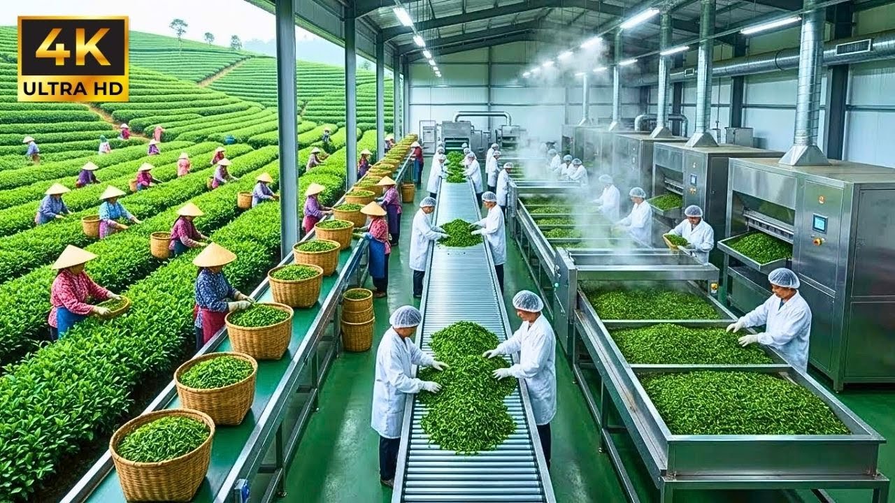 Inside a Modern Tea Processing Factory: From Fresh Tea Leaves to Finished Tea Products