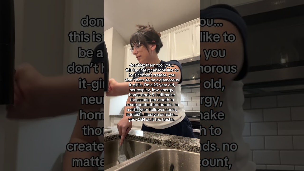 I didn’t become a content creator for glam or clout, I did it for the freedom to pay my bills by