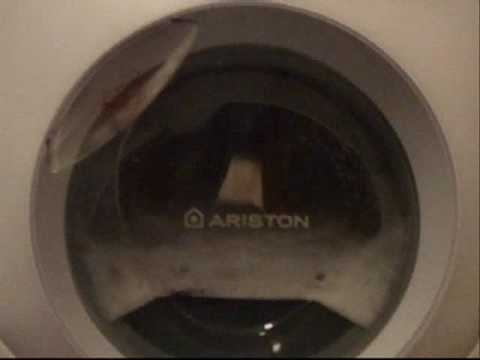 Ariston AQSD129 - Washing Slippers on WOOL wash 40 - - - part I - - - - YouTube