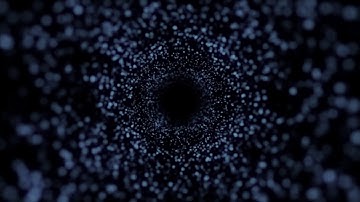CRF-Bg | Abstract Particles Tunnel Bokeh Space World Time | Motion Graphic Background