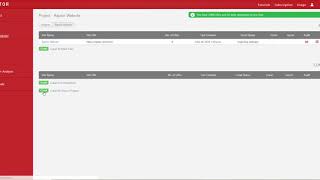 How to Crawl a project Within Raptor's Web Crawler