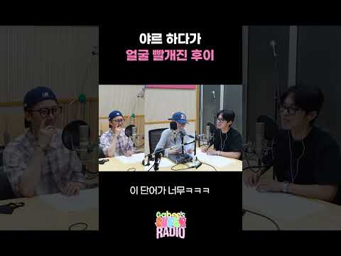 야르 하다가 얼굴 빨개진 후이 / [가비의 슈퍼라디오] I KBS 260816 방송