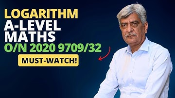 A-Level Maths - LOGARITHM 9709/32 O/N 2020 Q#3 Solution | Ultimate Guide (Part 3)