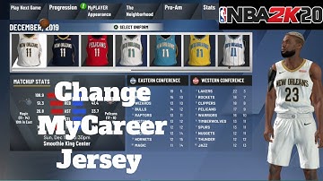 *HOW TO* CHANGE YOUR TEAM JERSEY IN MYCAREER NBA2K20